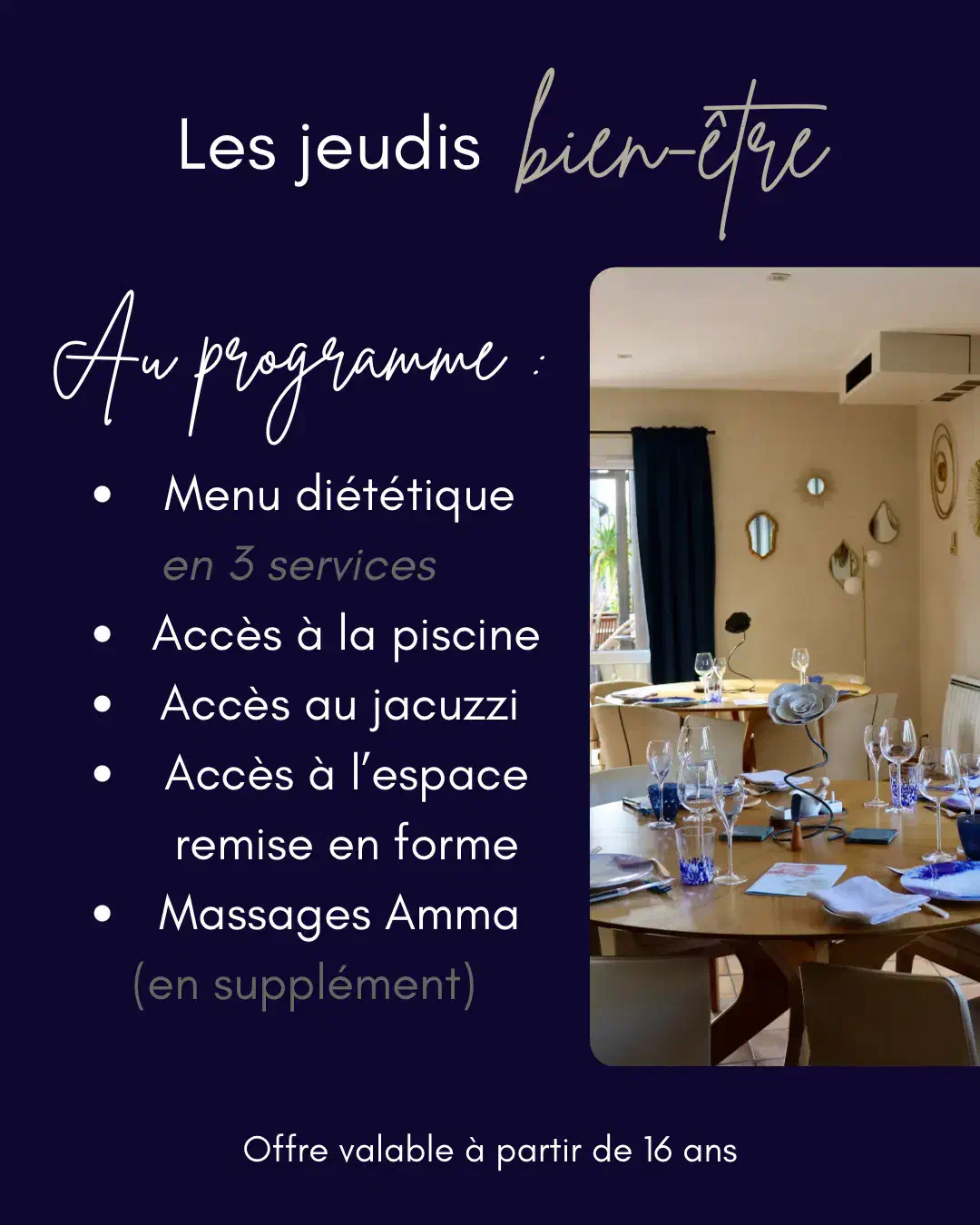 Bien être - Programme