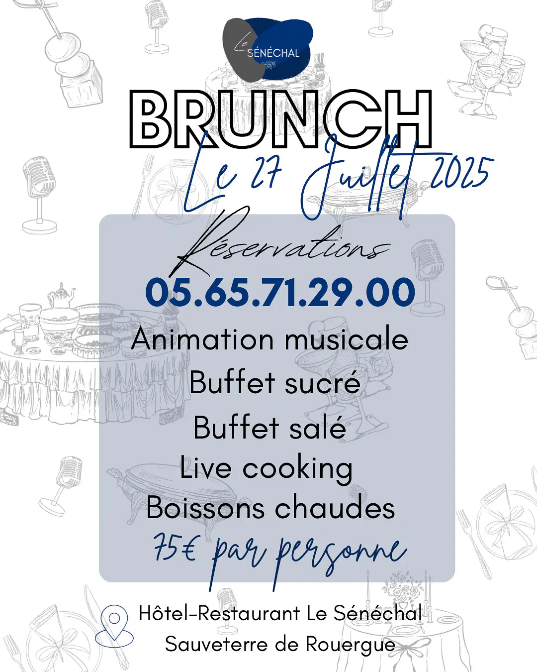 image from Brunch Gastronomique au Sénéchal