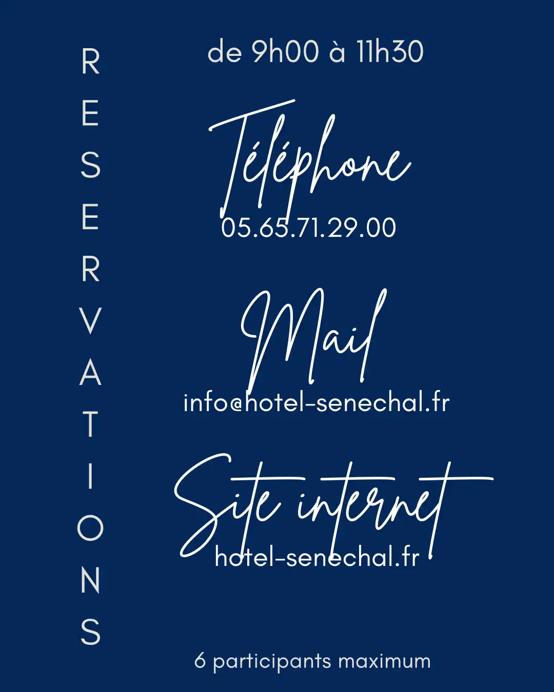 Réservation